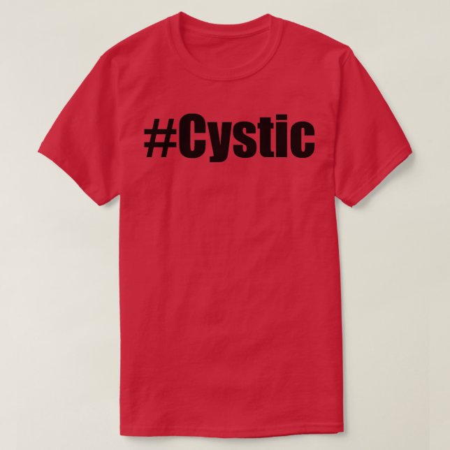 Camiseta Etiqueta quística (Diseño del anverso)