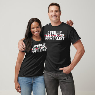 Camiseta Etiqueta Relaciones públicas especializadas person