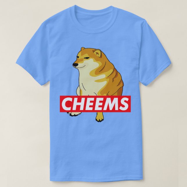 Camiseta Etiqueta roja de Cheems (Diseño del anverso)
