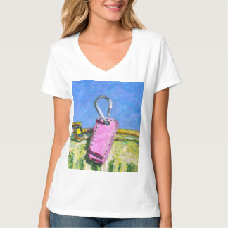Camiseta Etiqueta Rosa