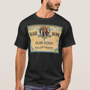 Camiseta Etiqueta soda vintage de Black Hawk Club