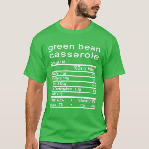 Camiseta Etiqueta Verde Bean Casserole Nutrition Facts Than