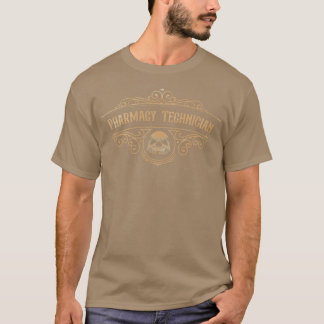Camiseta Etiqueta Vintage de un técnico de farmacia con dis