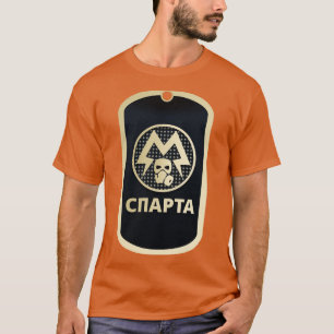 Camiseta Etiquetas de perros Spartan Rangers Gold