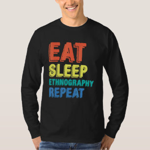 Camiseta Etnografía Etnógrafo Investigación Social Antropol