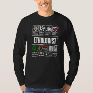 Camiseta Etóloga Habilidades para resolver el café vino 1