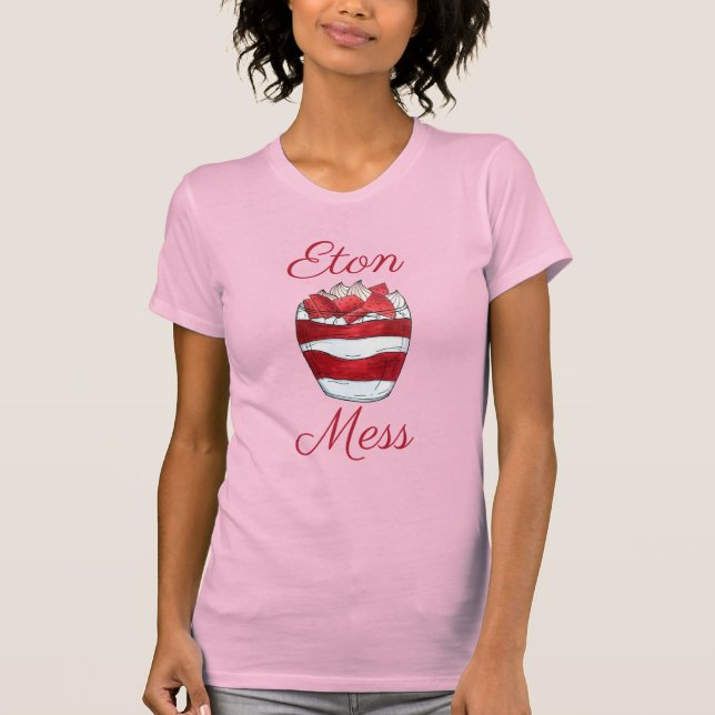 Camiseta Eton Mess Strawberry Meringue Reino Unido Postre b (Anverso)