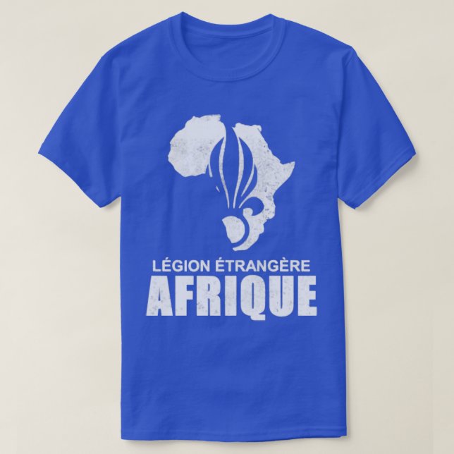 Camiseta Etrangere Afrique, Legión Francesa de la Legión Ex (Diseño del anverso)