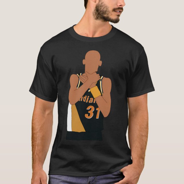 Camiseta Etrangleur Reggie Miller (Anverso)