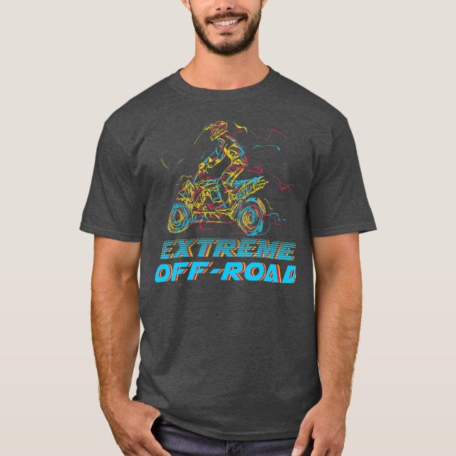 Camiseta Etreme Offroad Quad Motocross Motorsport ATV (Anverso)