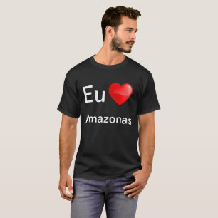 Camiseta Eu amo Amazonas