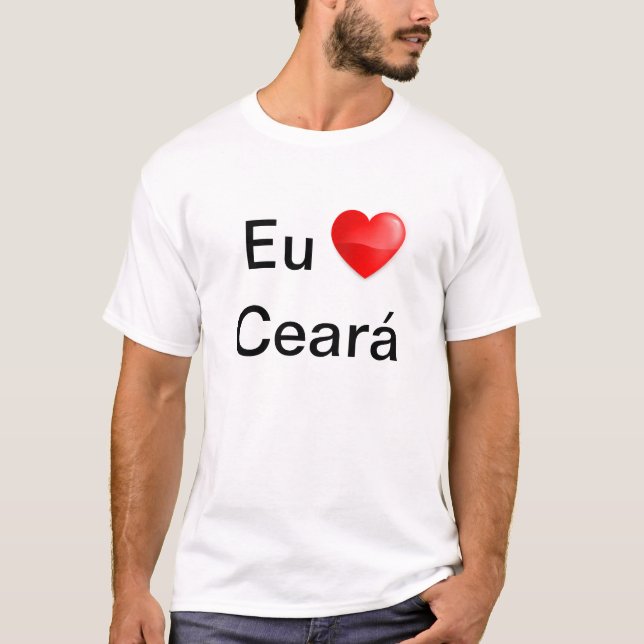 Camiseta Eu amo Ceará (Anverso)