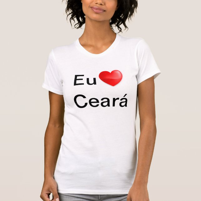 Camiseta Eu amo Ceará (Anverso)