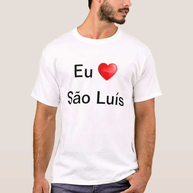 Camiseta eu amo São Luís (Anverso)
