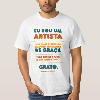 Camiseta Eu sou um ARTISTA