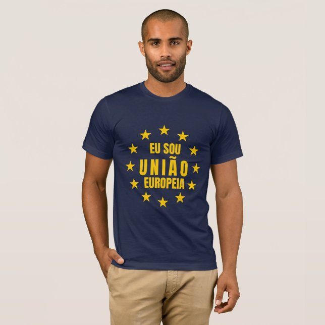 Camiseta Eu sou União Europeia (Anverso completo)