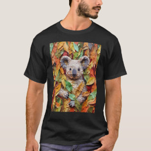 Camiseta Eucalyptus Enigma An Op Art Koala
