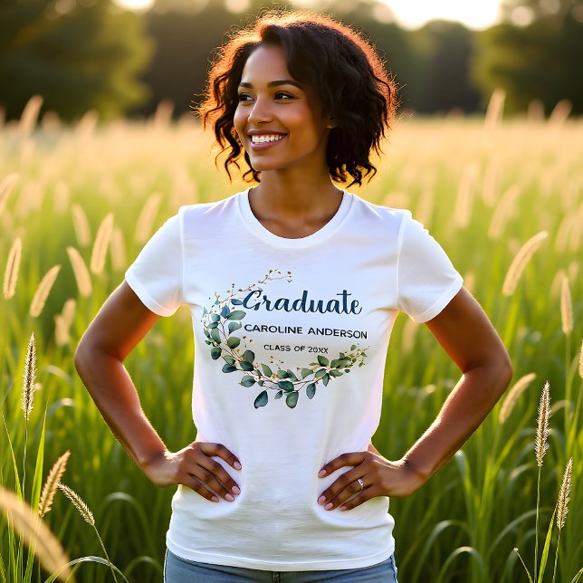 Camiseta Eucalyptus Gold Celebrate Graduate (Subido por el creador)