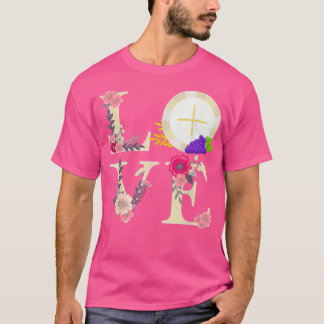 Camiseta Eucaristía Católica Católica 1ª Santa Comunión Reg