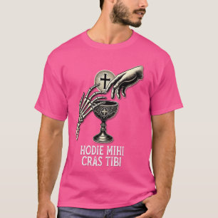 Camiseta Eucaristía Católica Memento Mori Tradicional Latin