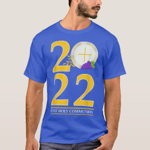 Camiseta Eucaristía Católica Mi Primera Comunión Sagrada 20