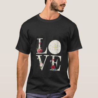 Camiseta Eucaristía del Amor de las Mujeres Primera Comunió