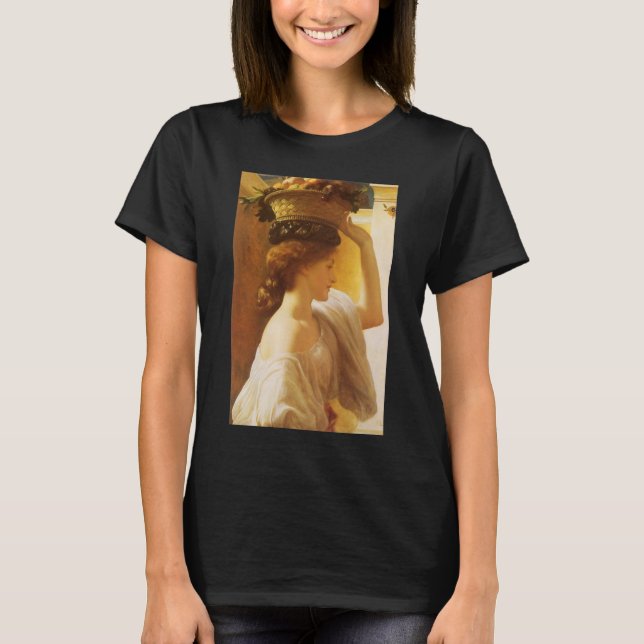 Camiseta Eucharis - Chica con una cesta de fruta de Leighto (Anverso)