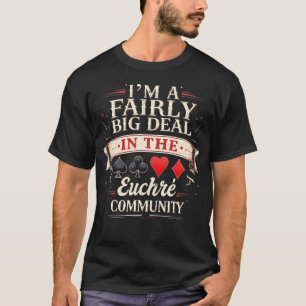 Camiseta Euchre Juegos Humor Bastante Grande Poker