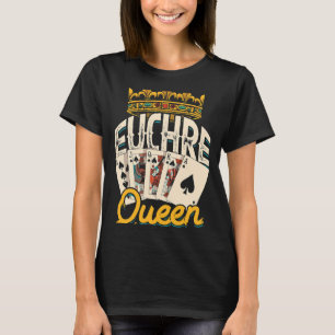 Camiseta Euchre Queen Vegas Casino Poker Spades y Mahjong