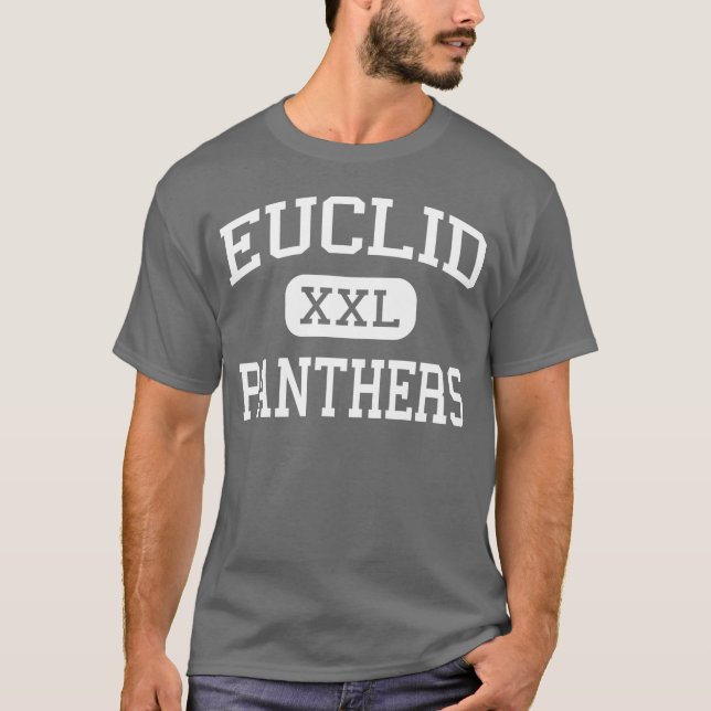 Camiseta Euclid - panteras - High School secundaria - (Anverso)