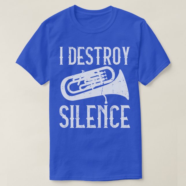 Camiseta Euforista Destruyo El Silencio El Eufonio (Diseño del anverso)