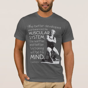 Camiseta Eugen Sandow - Fuerza corporal - Fuerza mental