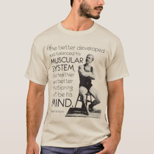 Camiseta Eugen Sandow - Fuerza corporal - Fuerza mental