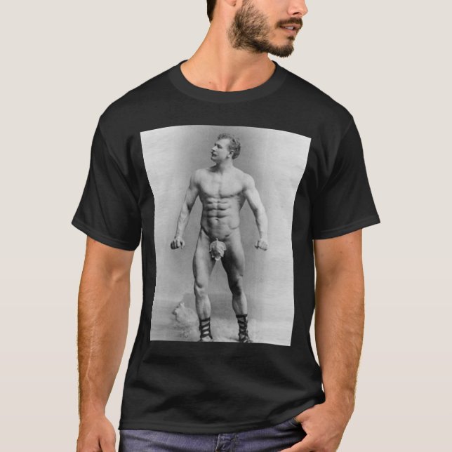 Camiseta Eugen Sandow - Padre de la Bodybuilding moderna (Anverso)