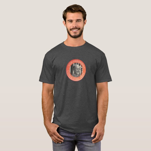 Camiseta Eugene Debs (Convict 9653) for President (Anverso completo)