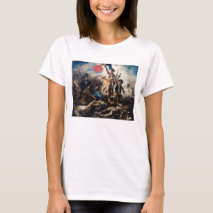Camiseta Eugene Delacroix - La Libertad Guiando al Pueblo