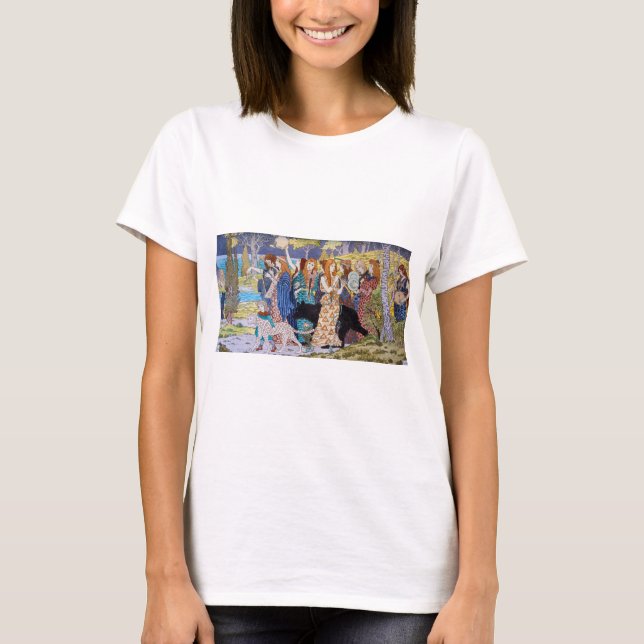 Camiseta Eugene Grasset - Panel Decorativo Armonía (Anverso)