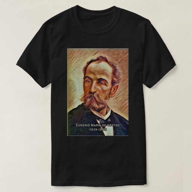 Camiseta Eugenio Maria de Hostos (Diseño del anverso)