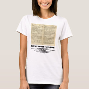 Camiseta Eunice Foote Climate Change Pioneeer