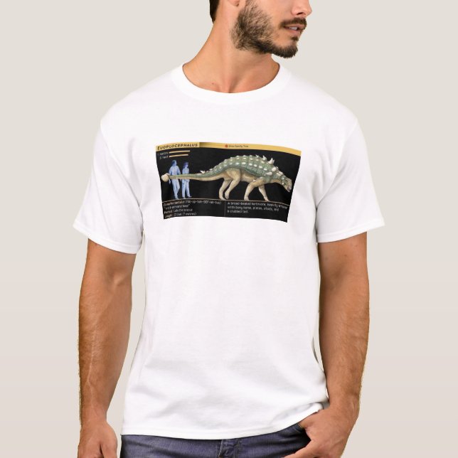 Camiseta Euoplocephalus - Biology Dinosaur Jurassic (Anverso)