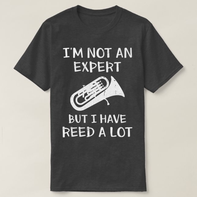 Camiseta Euphonium Baritone Marching Tuba Brass Instrumento (Diseño del anverso)
