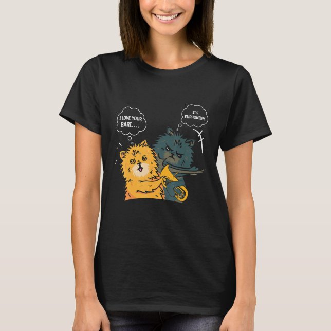 Camiseta Euphonium Cat Slapping Euphoniumist (Anverso)