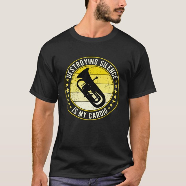 Camiseta Euphonium Euphoniumist Destroying Silence Is My Ca (Anverso)