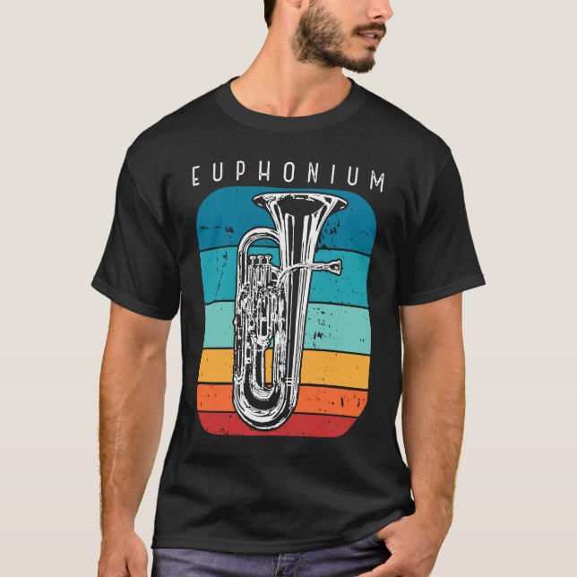 Camiseta Euphonium Music Musician Baritone 1 (Anverso)