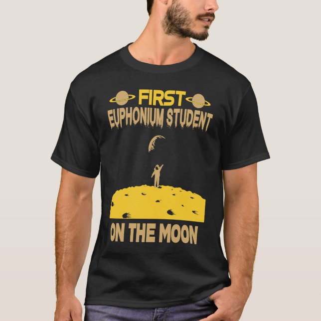 Camiseta Euphonium Student On The Moon (Anverso)