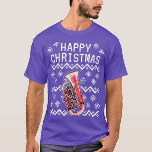 Camiseta Euphonium Ugly Navidades Euphoniumista Brass Music