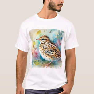 Camiseta Eurasian skylark 310724AREF131 - Watercolor