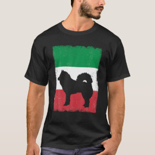 Camiseta Eurasier Dog Italia Bandera Madre Italiana Papá