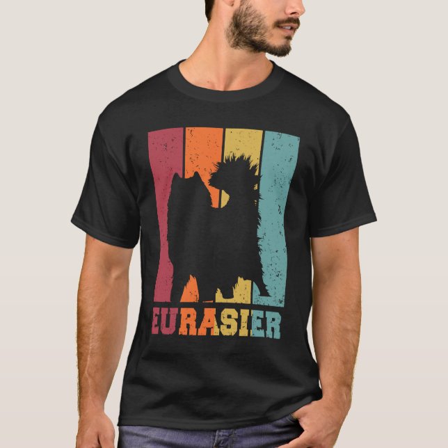 Camiseta Eurasier Vintage  1 (Anverso)