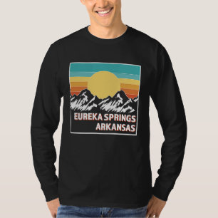 Camiseta EUREKA SPRINGS ARKANSAS Retro sunset USA Souvenir